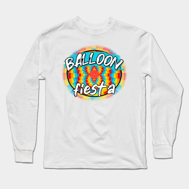 Balloon Fiesta Full Color Long Sleeve T-Shirt by araharugra